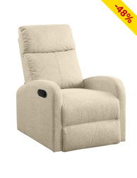 Relaxsessel «Arwin», 75,5 x 100 x 69 cm, beige