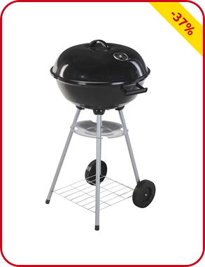 Holzkohlegrill, verchromt