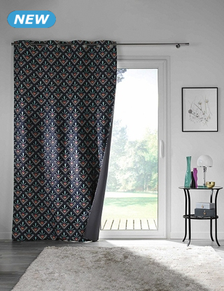 Lichtundurchlässiger Vorhang «Yuko», H 260, B 135 cm