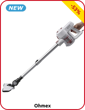 Ohmex Zyklon-Staubsauger 2-in-1, VCL-6080MOP