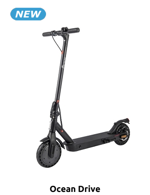 OCEAN DRIVE E-Trottinett «Street Black», 20 km, 20 km/h
