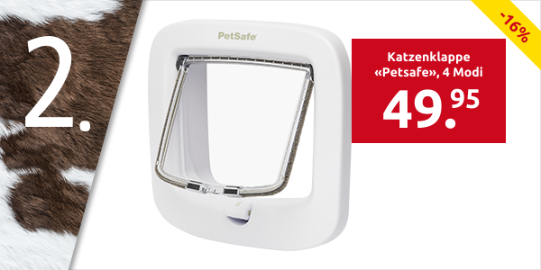 Katzenklappe «Petsafe», 4 Modi