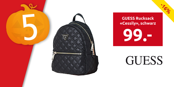 GUESS Rucksack «Cessily», schwarz