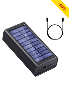 Solar Powerbank, 30'000 mAh, 10,5W