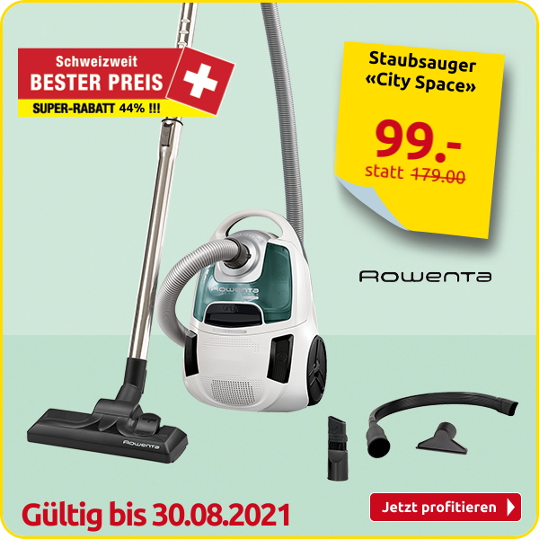 Rowenta Staubsauger «City Space», mit Zyklon-Technologie