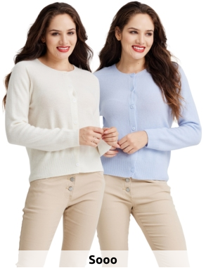 Strickjacke «Bellezza», hellblau