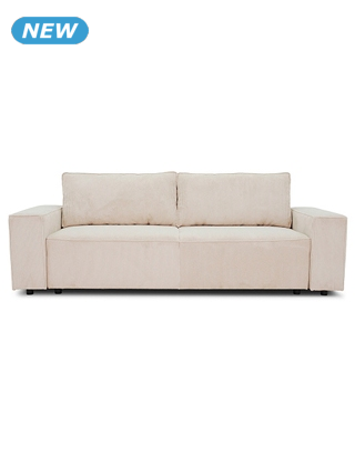Schlaf-Sofa «Joss», ecru
