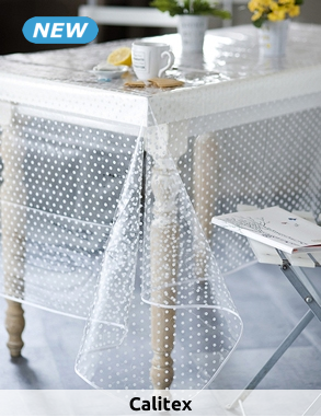 Calitex Tischdecke «Agnos», 140 x 250 cm, gepunktet