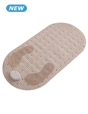 Badteppich «Clean», 80 x 40 cm, beige