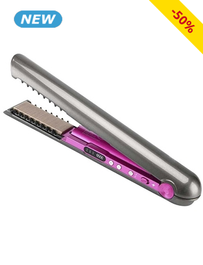 Kabelloser Haarglätter, mit Ladestation