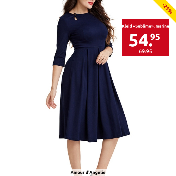 Kleid «Sublime», marine