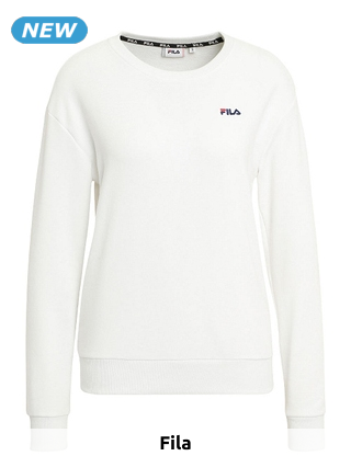 FILA Sweatshirt für Damen «Bantin», weiss