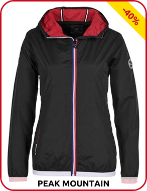 Peak Mountain Damenjacke, schwarz