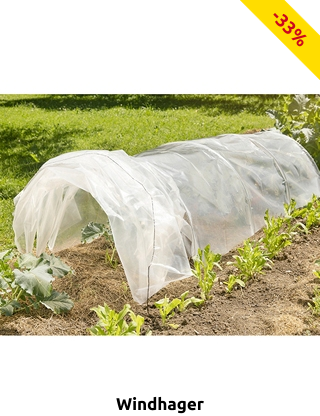 WINDHAGER Folientunnel «Akkordeon», 3 m