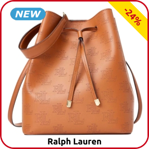 Ralph Lauren Handtasche «Debby Drawstring», braun