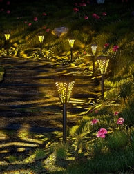 Solarlampe «Lanta», 6 Stück, mit Erdspiess