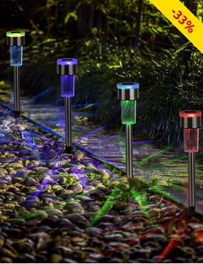 Gartenlampen LED Color Light, 12 Stück