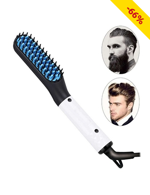 2-in-1 Glätteisen «Bart Styler», für Haare und Bart, bronze