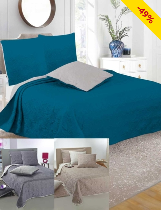 Kissenhülle «Ultra» 65 x 65 cm, silber/anthrazit