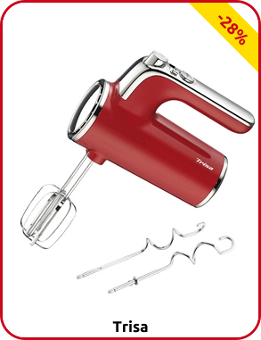 Trisa Handmixer Diner Editions, rot