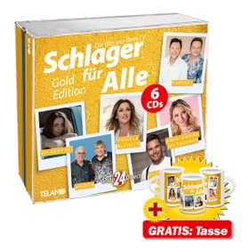 Schlager für Alle - Gold Edition + GRATIS Fan-Tasse