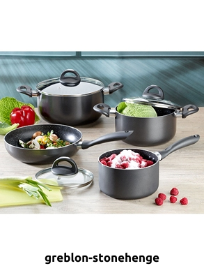 Kochtopf-Set «Stein», Set, 7-teilig