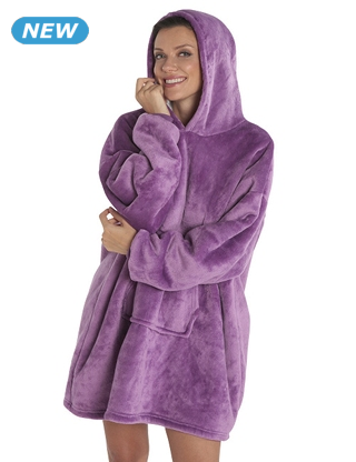 Fleecepullover, violett