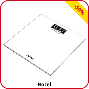 Rotel Personenwaage «U535CH1», mit LCD-Anzeige