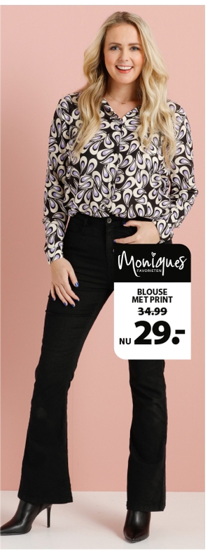 Blouse met print