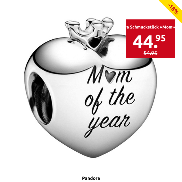 Pandora Schmuckstück «Mom», Silber