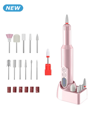 Elektrisches Manikürset, 17 Aufsätze
