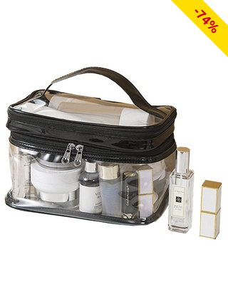 Kosmetiktasche, 2 Fächer