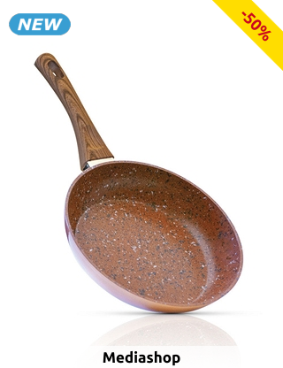 Livington Pfanne «Copper Stone», Ø 24 cm