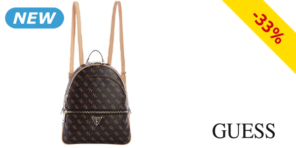 Guess Rucksack «Manhattan» 28 x 33,5 cm, braun