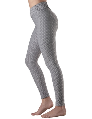 Leggings Anti-Cellulite, Push-up, Shaping, grau