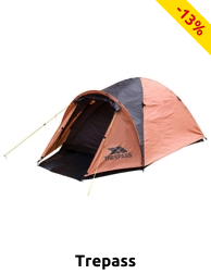 Zelt Trespass für 2 Personen, 150 x 205 x H 115 cm