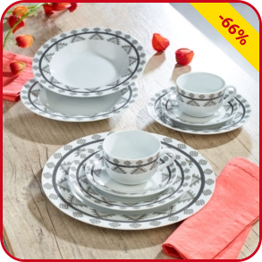 Tafelservice «Ethnic», 30-teilig