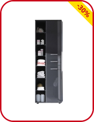 Badschrank «Silver», 2-türig, B 60 cm