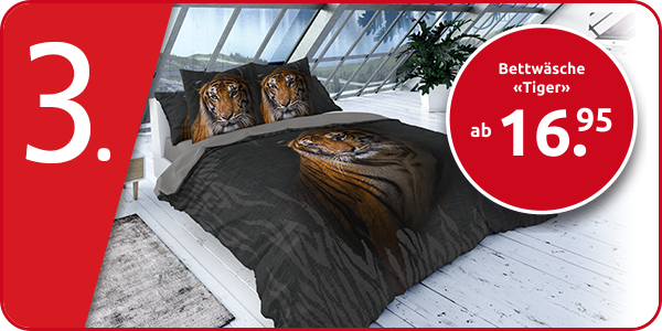 Bettwäsche «Tiger»