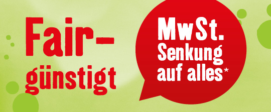 Mehrwertsteuer-Senkung auf alles!