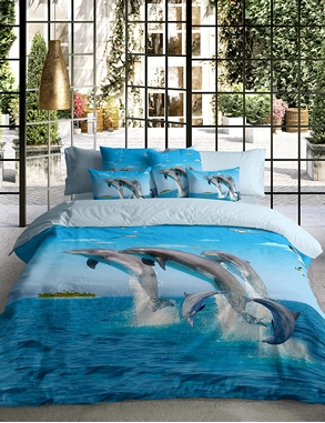 Bettwäsche «Dauphins»