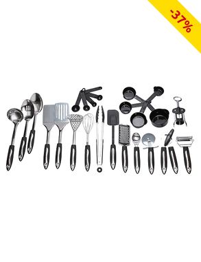 Küchenhelferset, 25er-Set, aus Edelstahl