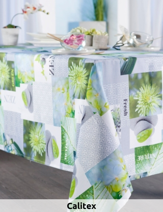 Calitex Tischdecke «Zen», 150 x 240 cm, fleckenabweisend