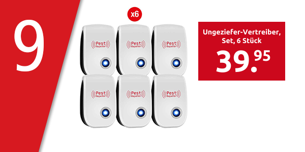 Ungeziefer-Vertreiber «Pest Repeller», Set, 6 Stück