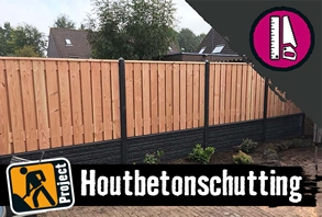 Houtbetonschutting plaatsen | HORNBACH