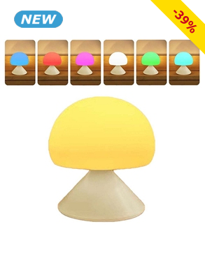 Intelligente Tischlampe, mit Sprachsteuerung, 7 Farben
