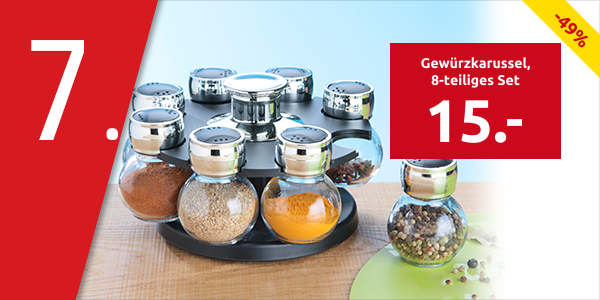 Gewürzkarussel, 8-teiliges Set
