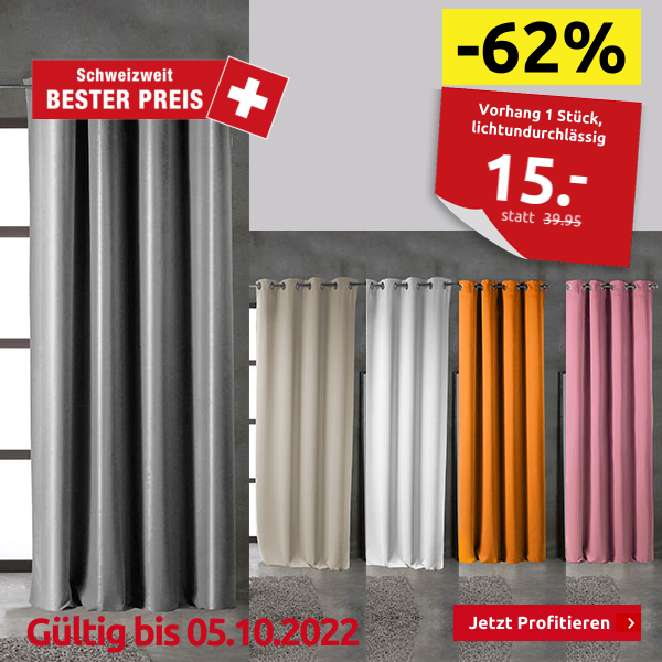 Vorhang 1 Stück, lichtundurchlässig, silber