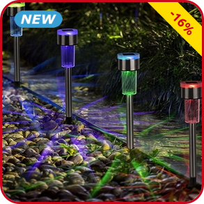 Gartenlampen Color Light, 12 Stück