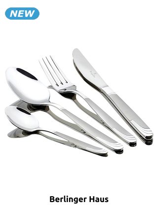 Berlinger Haus Besteckset «Satin», 24-teilig, 6 Personen